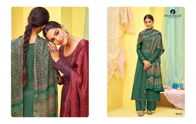 Aashirwad Mor Bagh Kathak Latest Heavy Festive Wear Silk Salwar Suits Collection